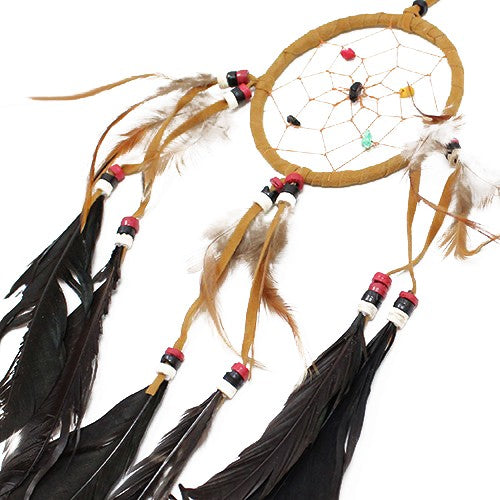 6 x Bali Dream catchers - Medium Round - Cream,Coffee,Chocolate