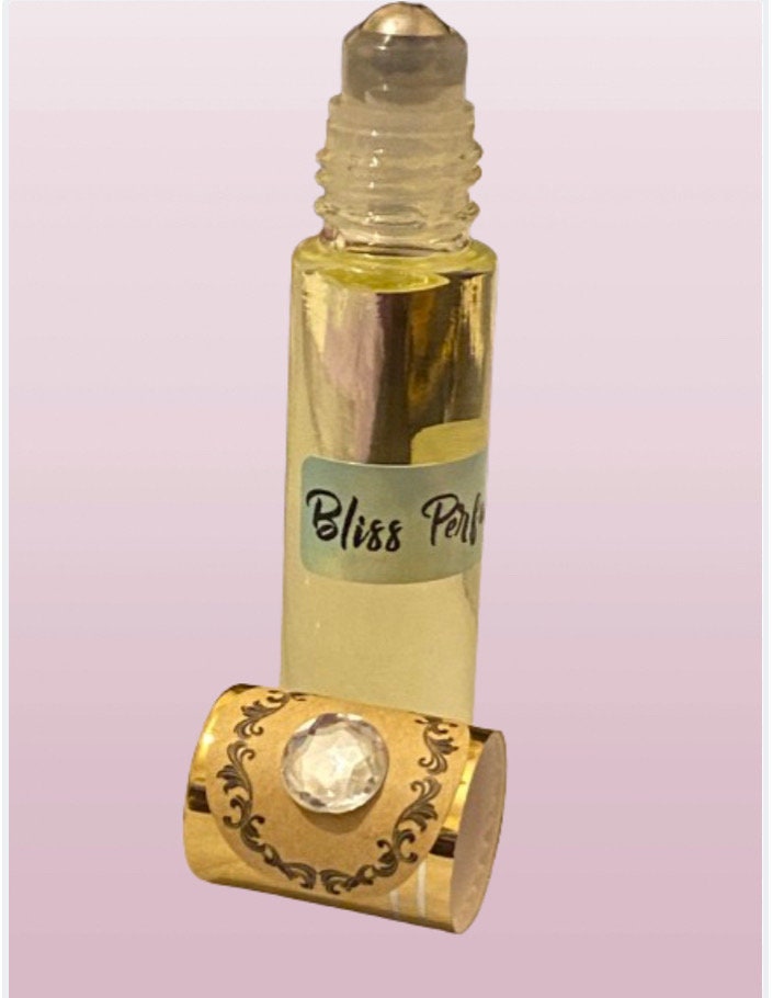 Bliss perfume oil | roll on perfume in a 10ml bottle. Gift, Beautiful tones of Vanilla Fruity Scent, Ladies, Men.