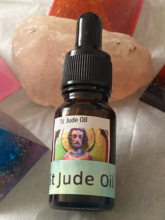 St Jude Oil, Patron Saint of desperate situations and lost causes. 10ml Dropper Bottle.