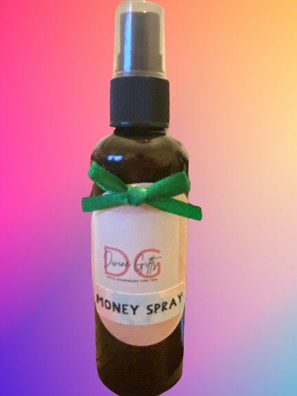 Money Body & Room Spray for attracting abundance, prosperity, customers, wealth and success. Spray  daily, in meditation and rituals.