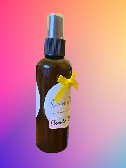 Divine Gifts Florida Water Spray Bottle, for cleansing, protection , Altar and ritual work, Mental clarity and for Love and Luck.  100ml