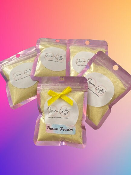 Hoodoo Oshun Powder: Goddess of Fertility, Prosperity, Abundance, Beauty and Love, Goddess of Rivers and Fresh Water. Herbs, Oils,  40g Bag