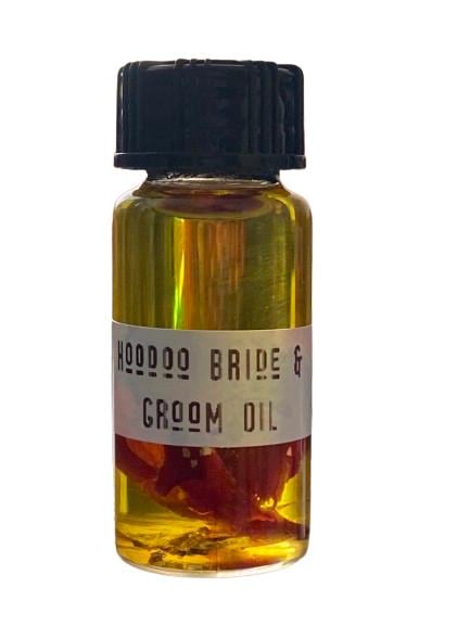 Bride and Groom Hoodoo Oil, For Attracting Love, Harmony, Marriage & Romantic Connections, Use on the skin, clothes, candles and in rituals.