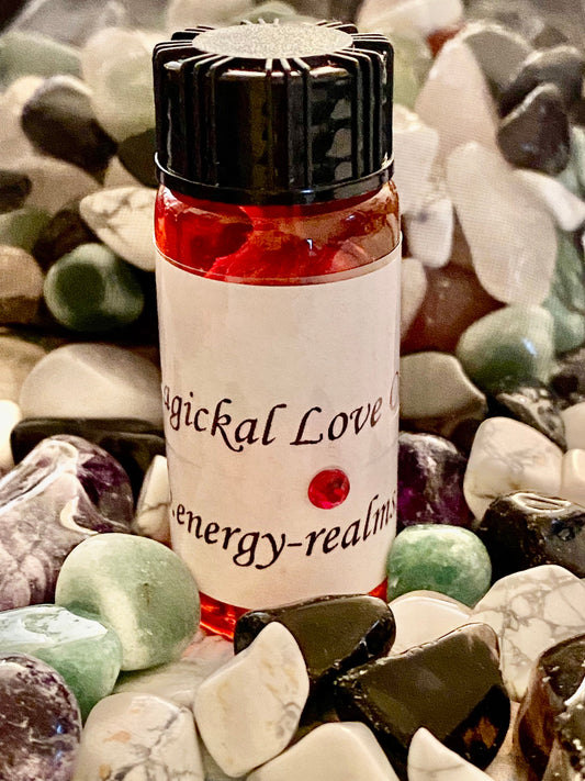 Love Oil 10ml Bottle. Hoodoo Magickal Oil, Perfume Oil, Herbal Oil 10ml Bottle. - With Herbs and Roots. Hoodoo Oils, Magick Oil