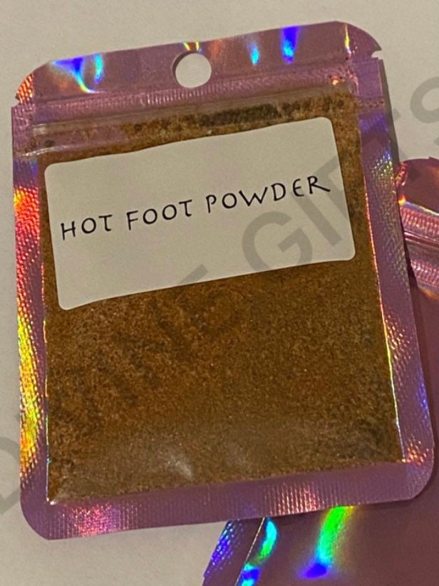 5 x Hoodoo Powders, Love Powders 20g, Love, Money, Protection, Hot Foot, Confusion. Handmade Blend