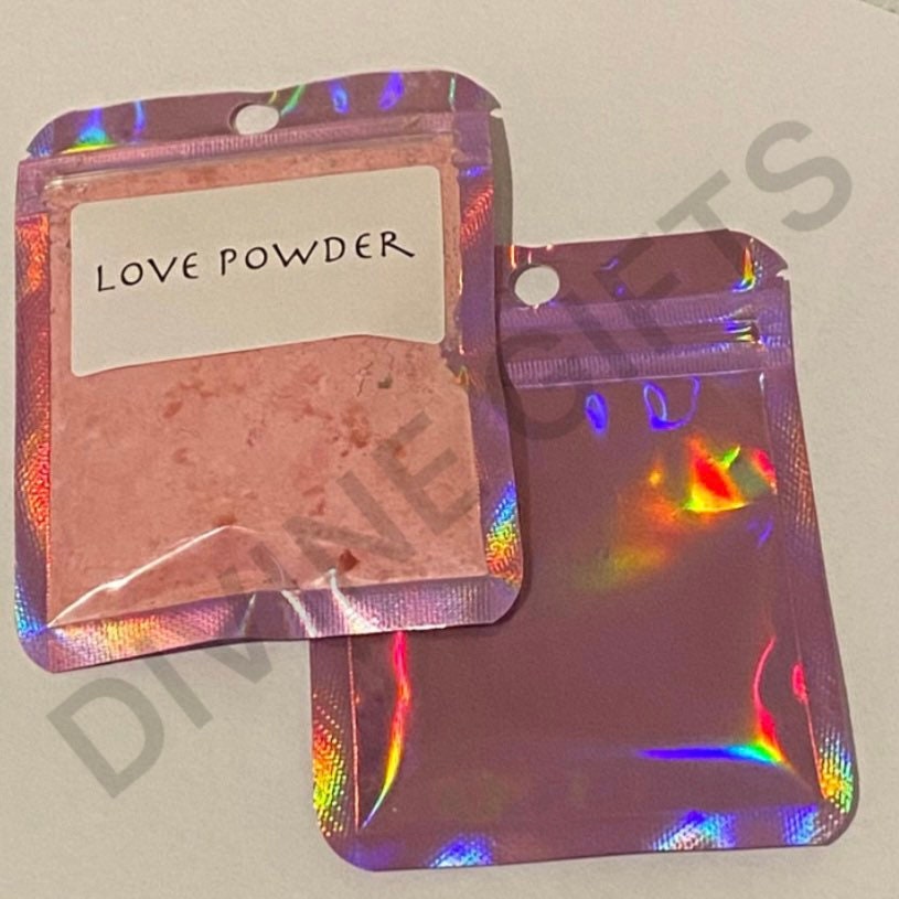 5 x Hoodoo Powders, Love Powders 20g, Love, Money, Protection, Hot Foot, Confusion. Handmade Blend