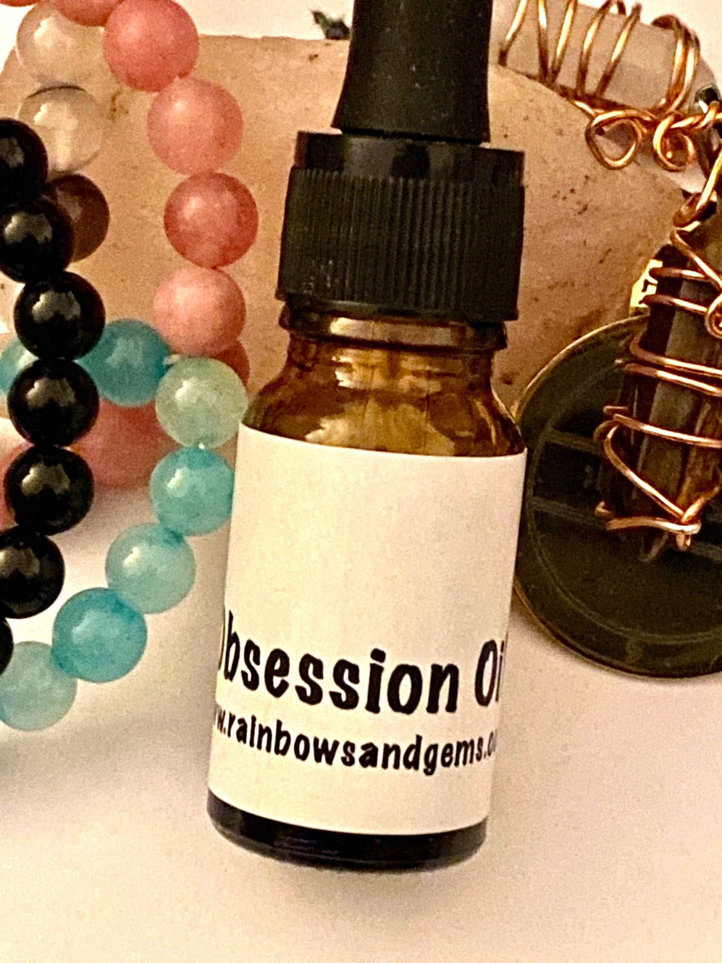 Divine Obsession Oil 10ml. Magick Perfume Oil, Magick Perfume Oil, Herbal Oil 10ml Bottle. - With Herbs and Roots.