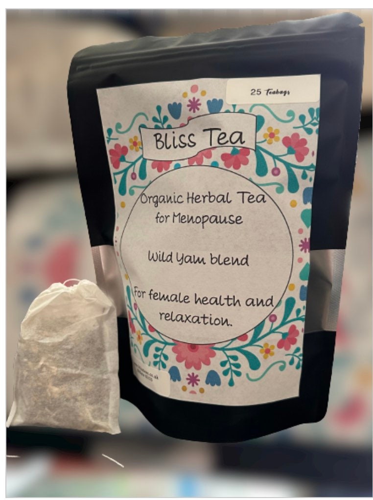 5 x Menopause Tea, Herbal and Organic. For relief of Menopause Symptoms , Relaxing and Calming. 25 Teabags.