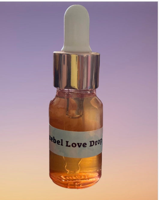 Hoodoo Jezebel Love Drops. Powerful herbal blend for drawing wealthy partners.  Cherry flavour.