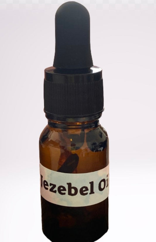 Jezebel Oil, Hoodoo Magickal Herbal Oil. Attract Wealth| Rich Partners, Handmade, Voodoo, Wicca 10ml Bottle. -