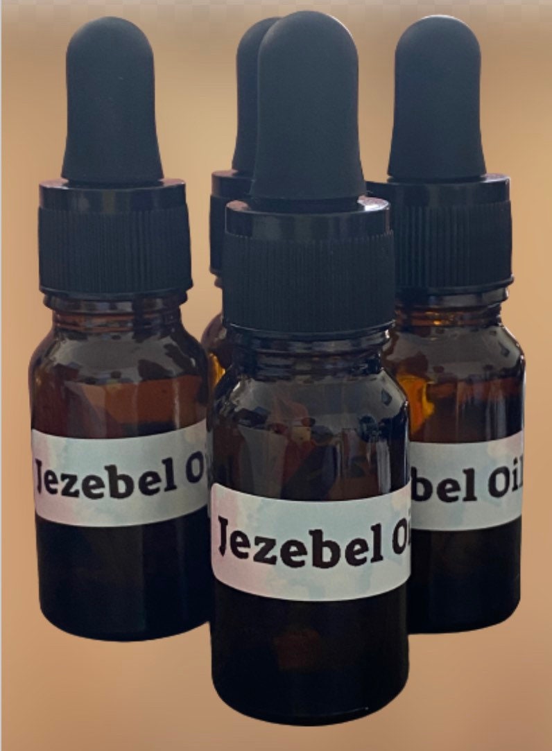 Jezebel Oil, Hoodoo Magickal Herbal Oil. Attract Wealth| Rich Partners, Handmade, Voodoo, Wicca 10ml Bottle. -