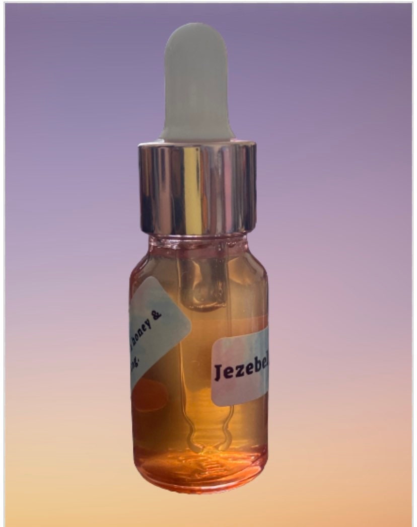 Hoodoo Jezebel Love Drops. Powerful herbal blend for drawing wealthy partners.  Cherry flavour.