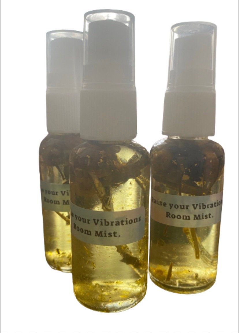 Raise Your Vibrations Room Mist Spray. Pack of 3, Frequency, Meditation, Energy