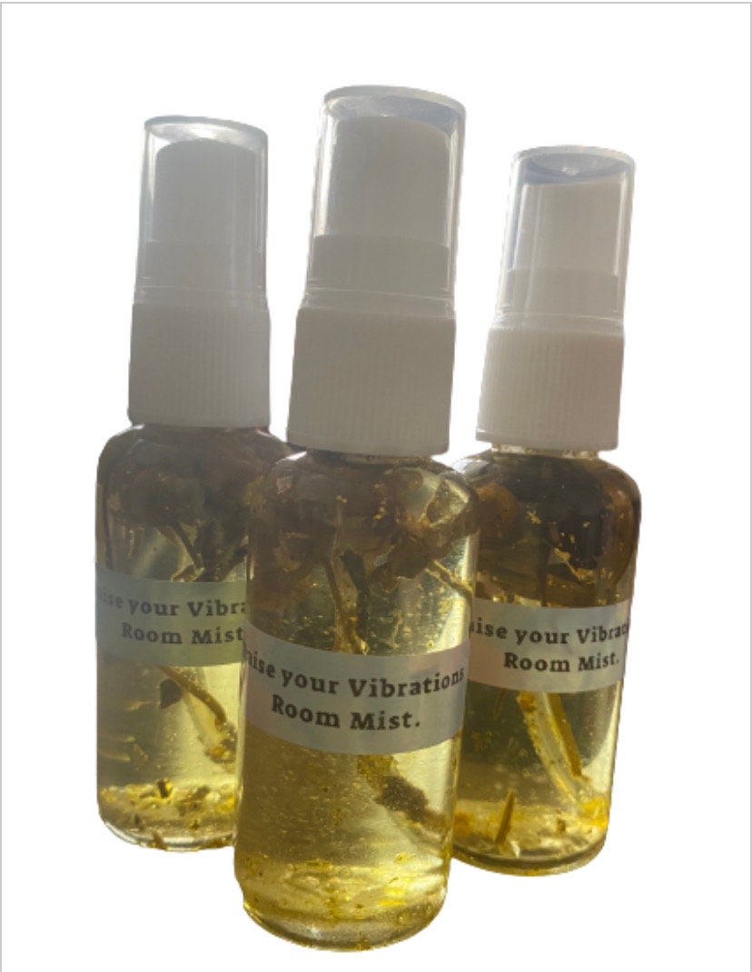 Raise Your Vibrations Room Mist Spray. Pack of 3, Frequency, Meditation, Energy