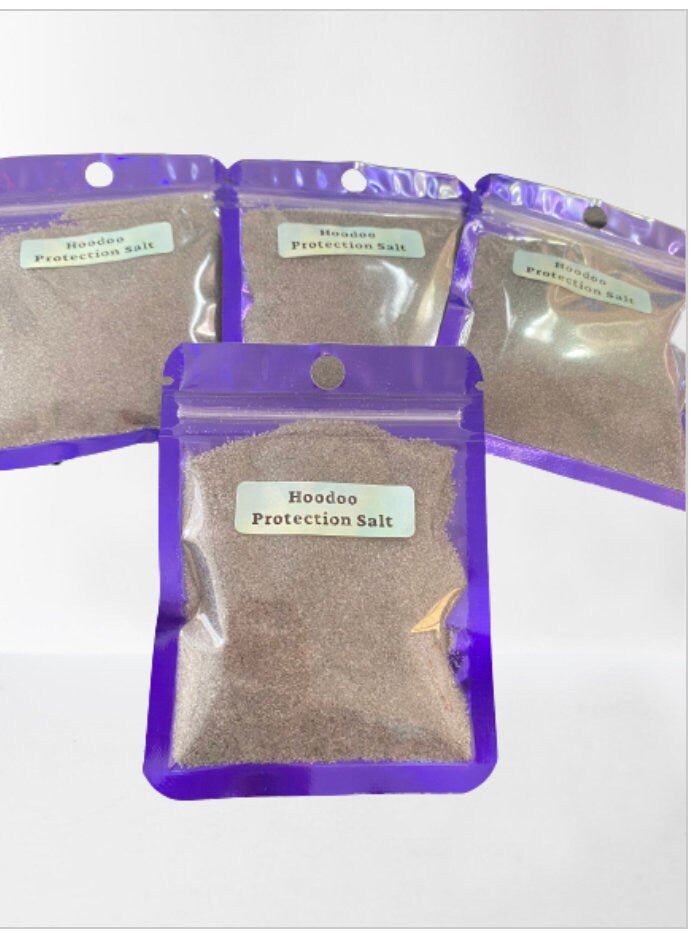 30g Hoodoo Protection Salt , Use for Protection, Cleansing, Purify, Healing, Positive Energy. Powder