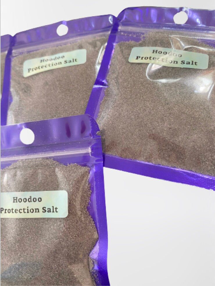 30g Hoodoo Protection Salt , Use for Protection, Cleansing, Purify, Healing, Positive Energy. Powder