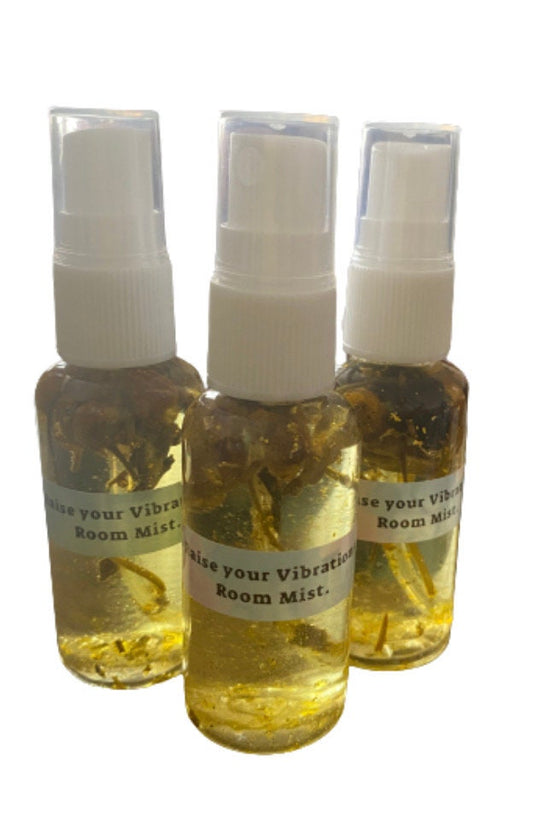 Raise Your Vibrations Room Mist Spray. Pack of 3, Frequency, Meditation, Energy