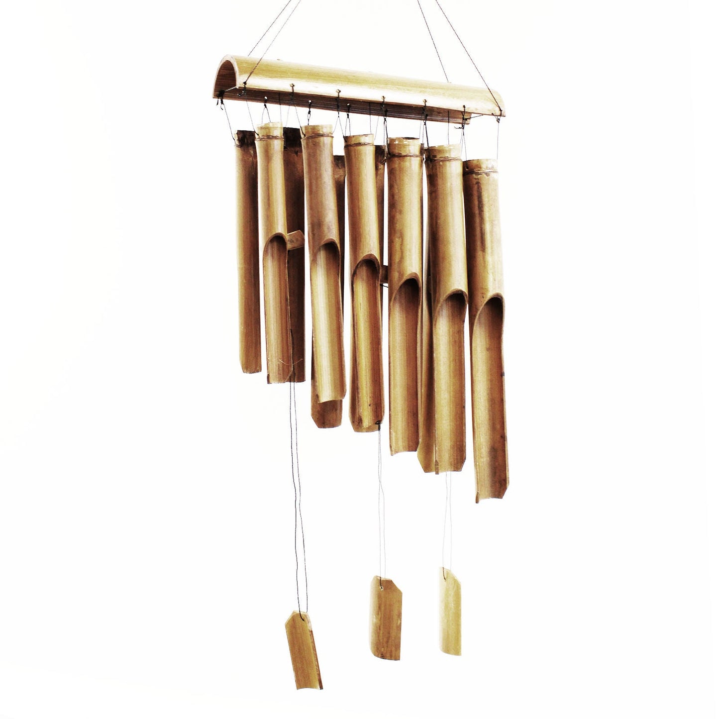 Natural Finish Bamboo Wind Chime