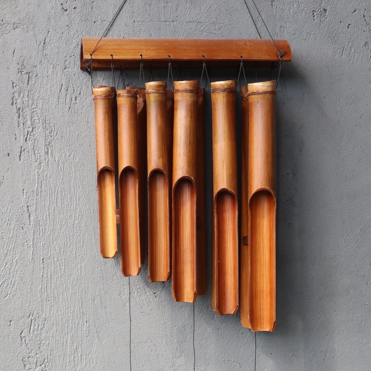 Natural Finish Bamboo Wind Chime